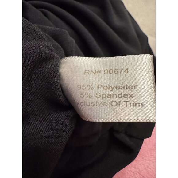 Boston Proper Black Dolman Cold Shoulder Dressy Top Blouse Shirt Evening Size XS - Picture 9 of 11